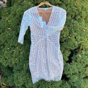 For Love and Lemons - XS - new white lace dress